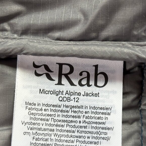 Rab Microlight Alpine Hooded Jacket NWOT - Picture 4 of 4